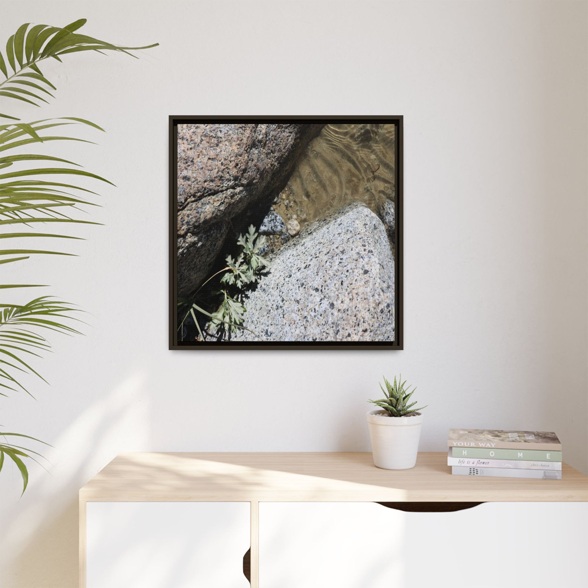 Resilience in Stone - Unique Stretched Canvas Wall Art - Art By Earth