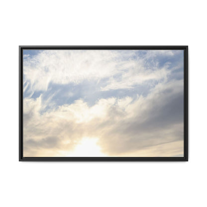 Sky's Ethereal Whisper - Unique Stretched Canvas Wall Art - Art By Earth