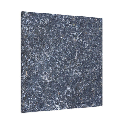 Frozen Whispers of Stone - Unique Frameless Canvas Wall Art - Art By Earth