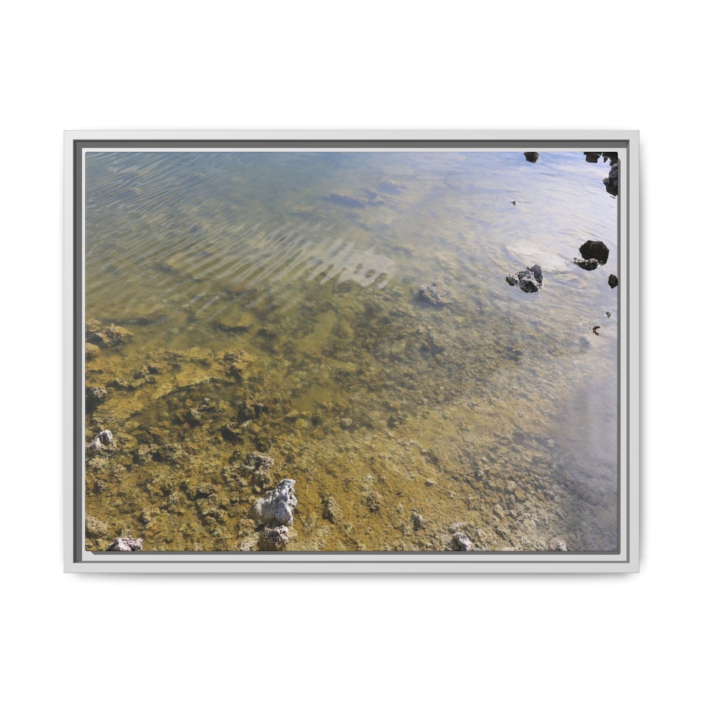 Ripples of Stone - Unique Stretched Canvas Wall Art