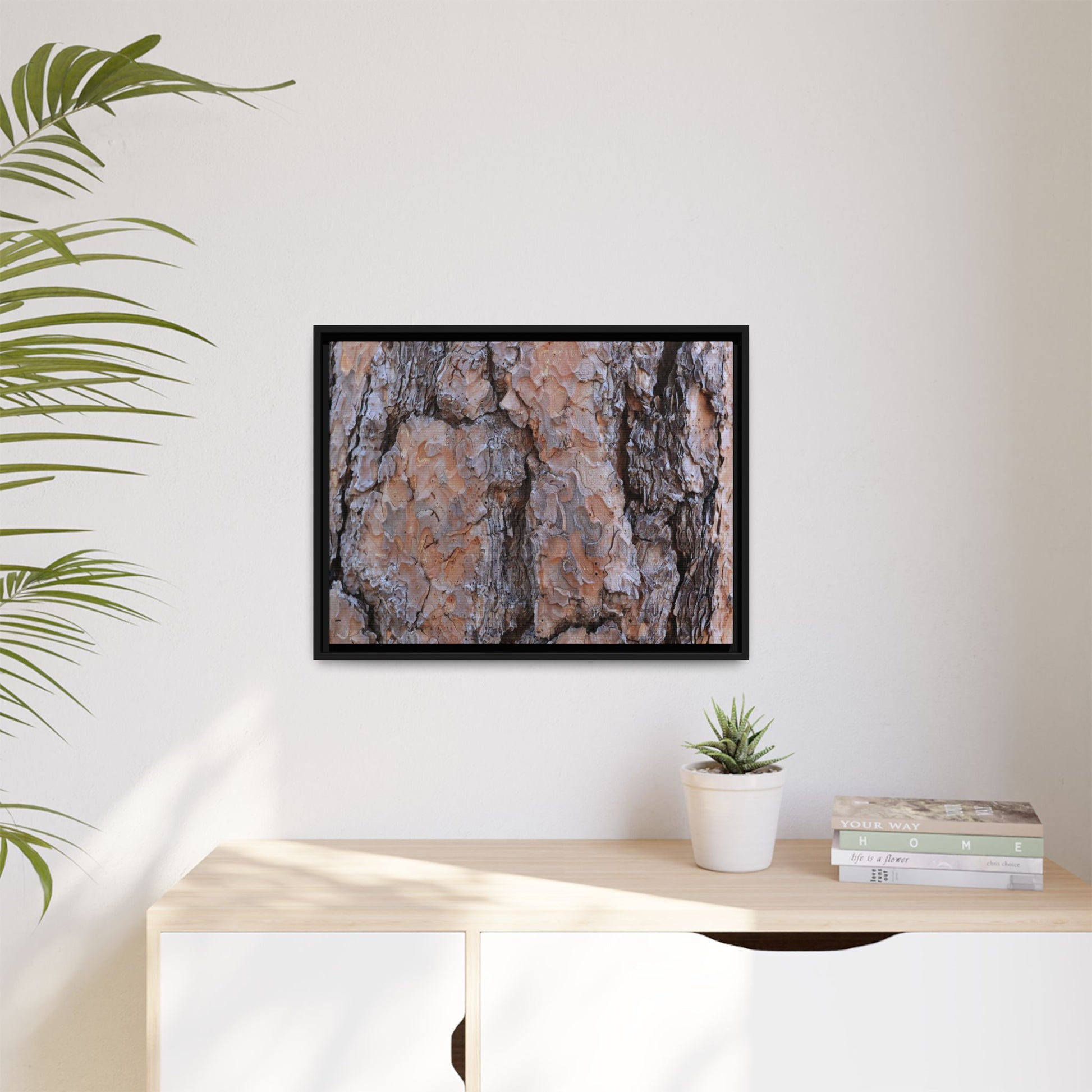 Tree Skin Symphony - Unique Stretched Canvas Wall Art - Art By Earth