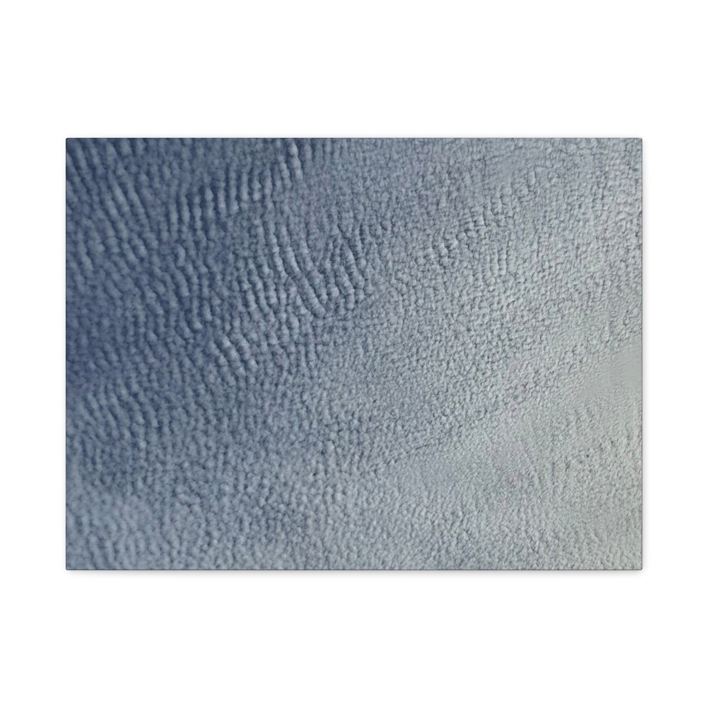 Undulating Whispers of Cerulean - Unique Frameless Canvas Wall Art - Art By Earth