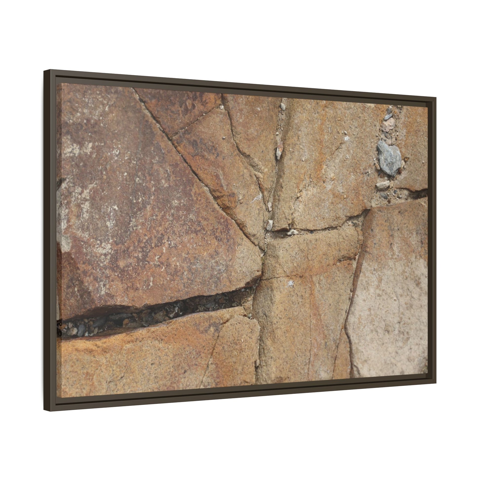 Rusty Crevices - Unique Stretched Canvas Wall Art - Art By Earth