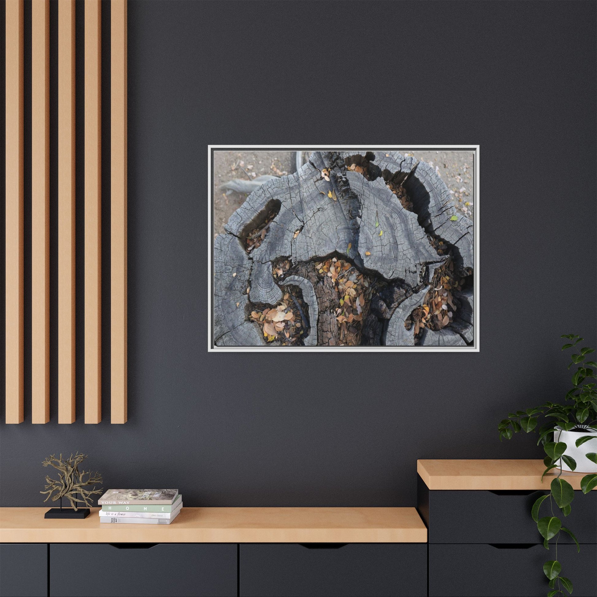 Time's Fractal Memory - Unique Stretched Canvas Wall Art - Art By Earth