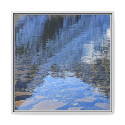 Reflected Stones - Unique Stretched Canvas Wall Art