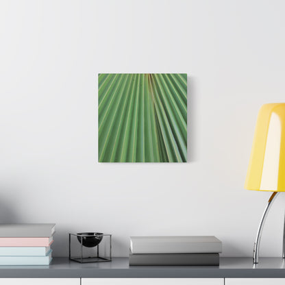 Fan of Green - Unique Frameless Canvas Wall Art - Art By Earth