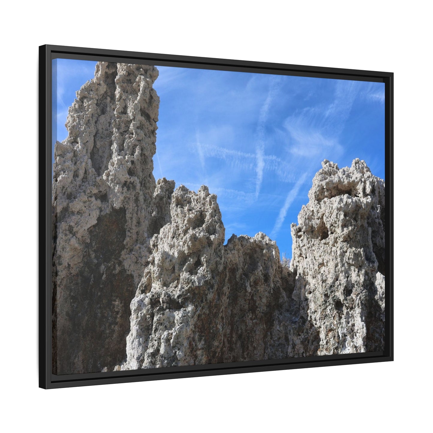 Weathered Sentinels - Unique Stretched Canvas Wall Art