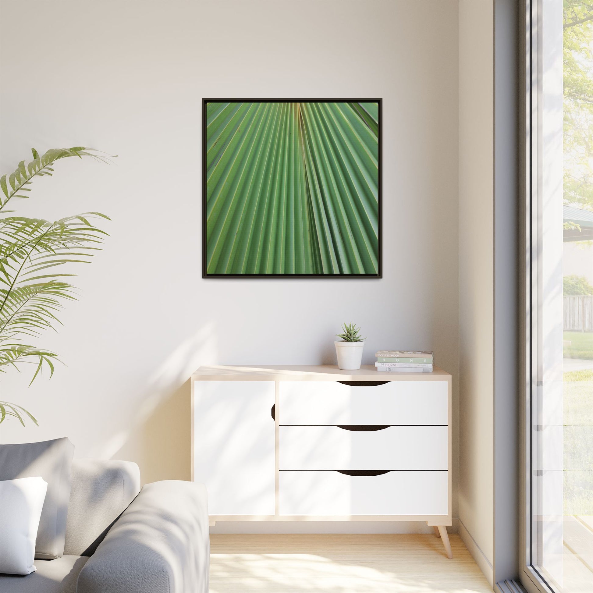 Verdant Veins - Unique Stretched Canvas Wall Art - Art By Earth