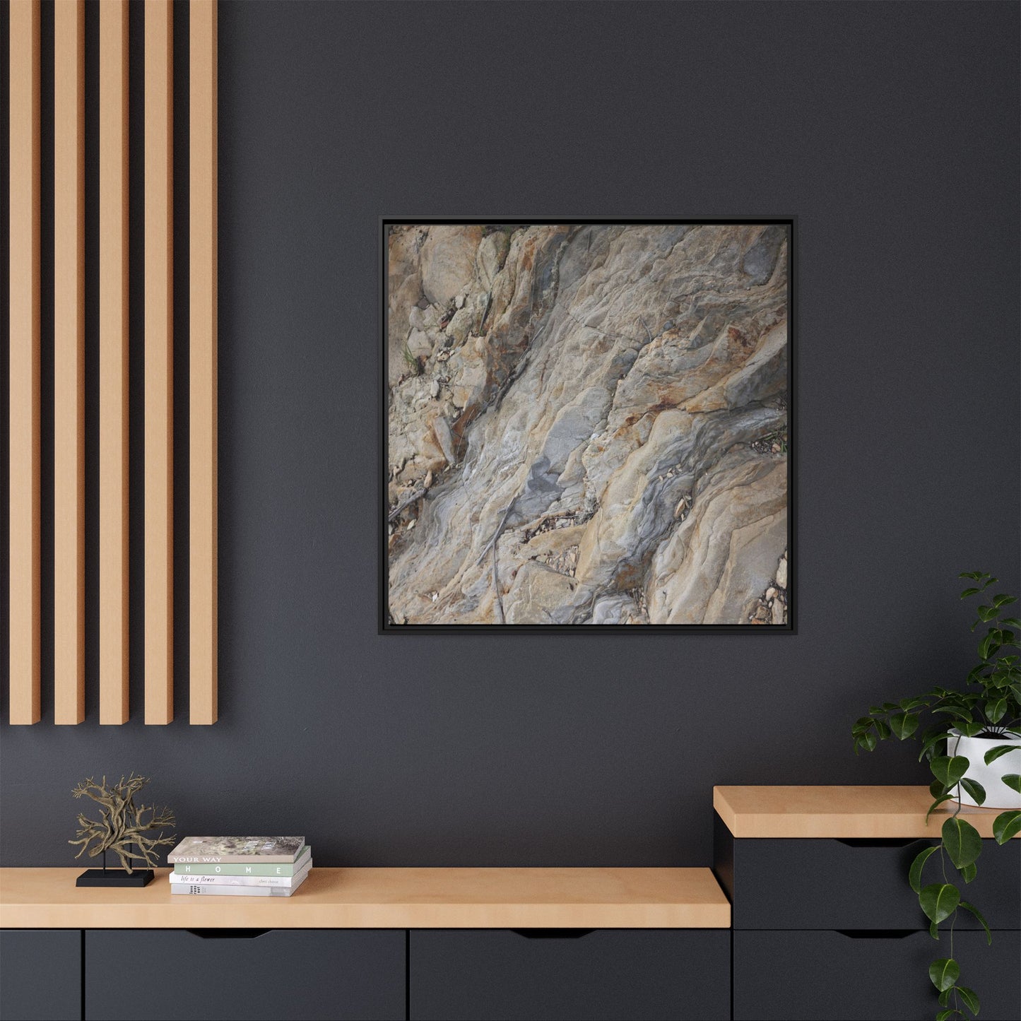 Layers of Earth's History - Unique Stretched Canvas Wall Art - Art By Earth