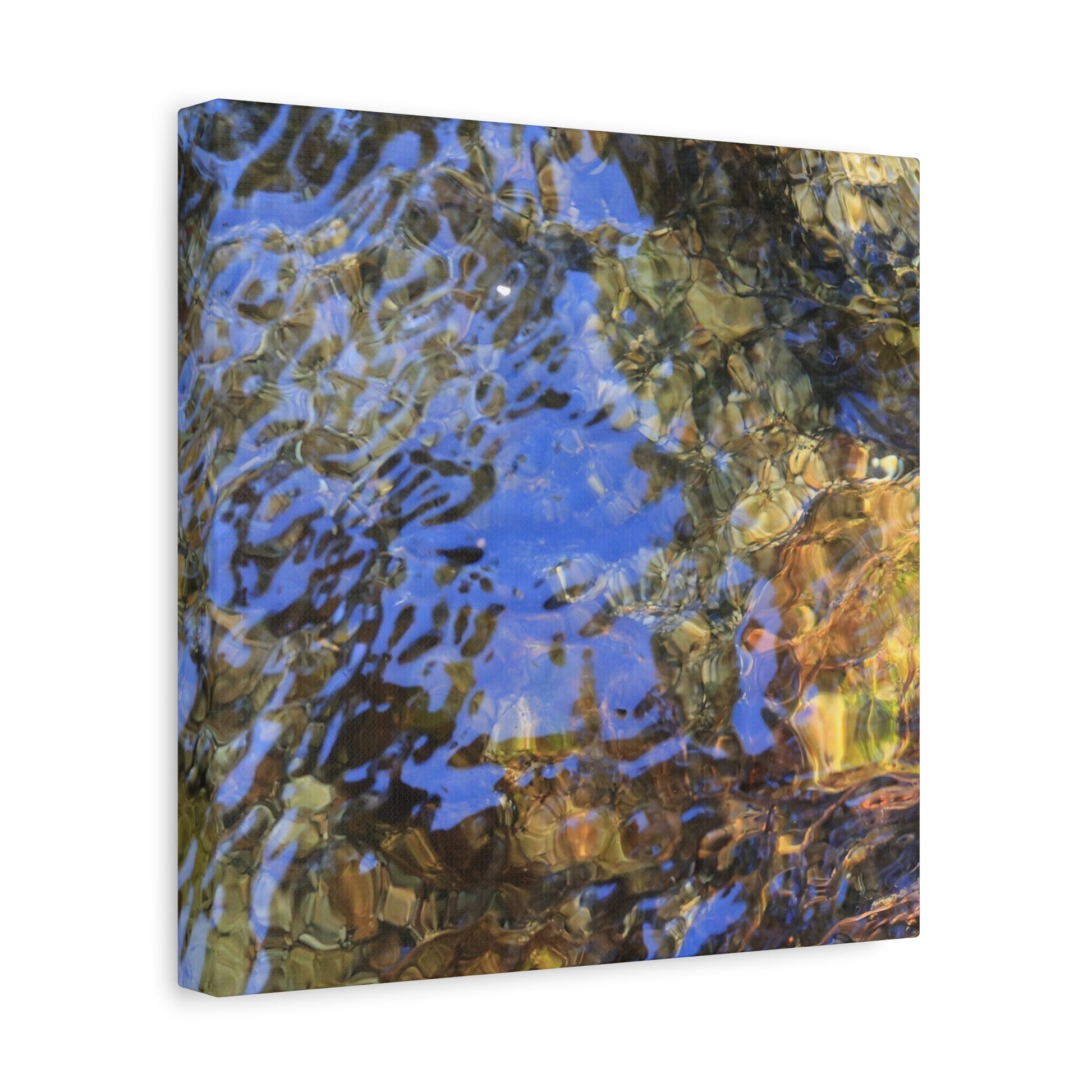 Water's Whisper - Unique Frameless Canvas Wall Art - Art By Earth