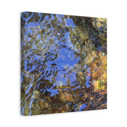 Water's Whisper - Unique Frameless Canvas Wall Art - Art By Earth