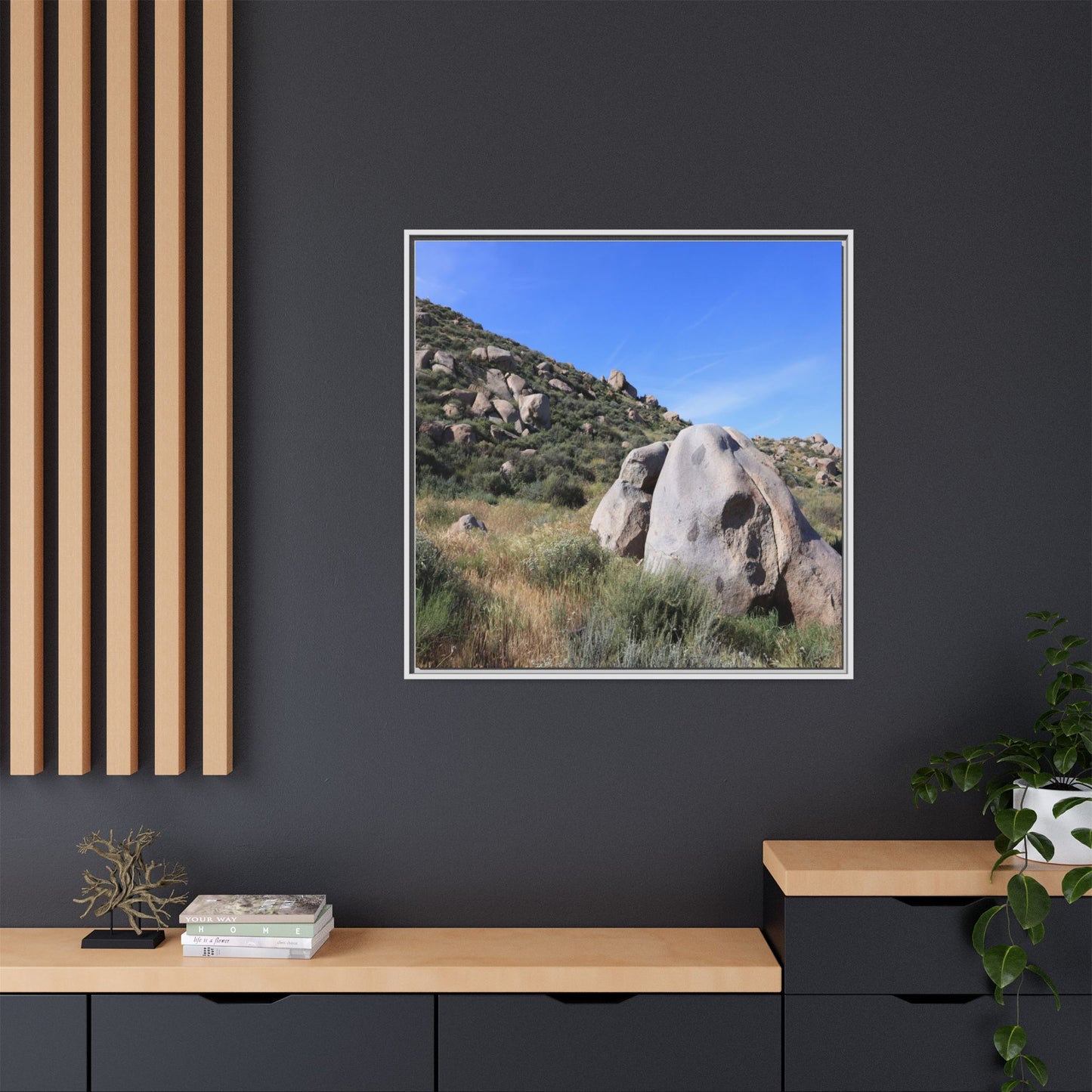 Ancient Stone Guardian - Unique Stretched Canvas Wall Art - Art By Earth