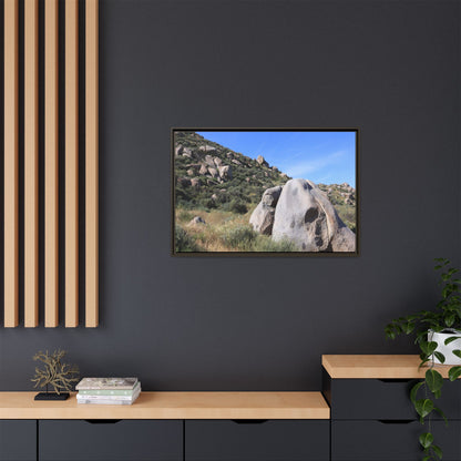 Ancient Stone Guardian - Unique Stretched Canvas Wall Art - Art By Earth