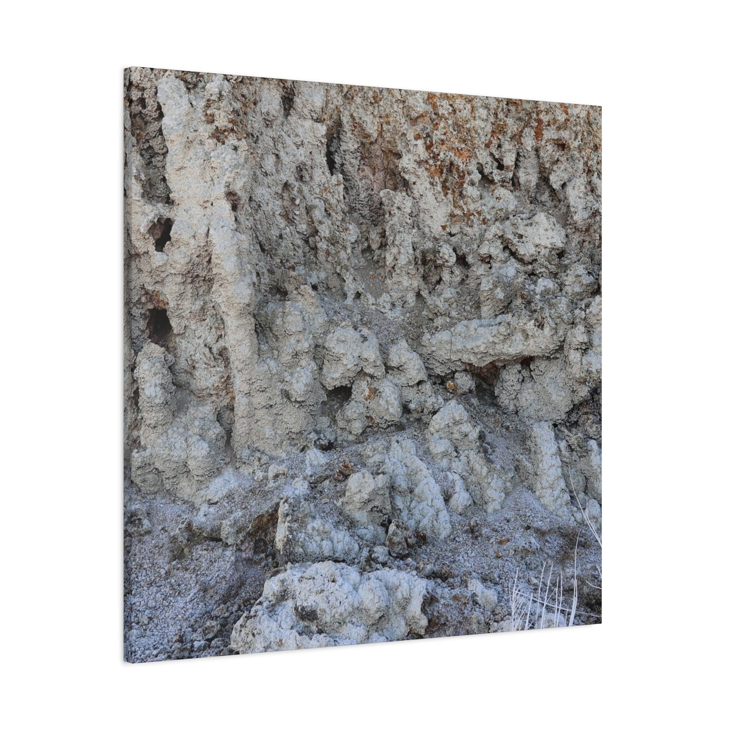 Cracked Earth Whispers - Unique Frameless Canvas Wall Art