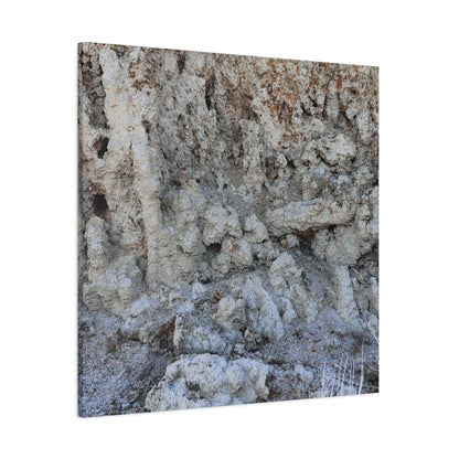 Cracked Earth Whispers - Unique Frameless Canvas Wall Art