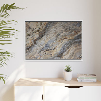 Layers of Earth's History - Unique Stretched Canvas Wall Art - Art By Earth