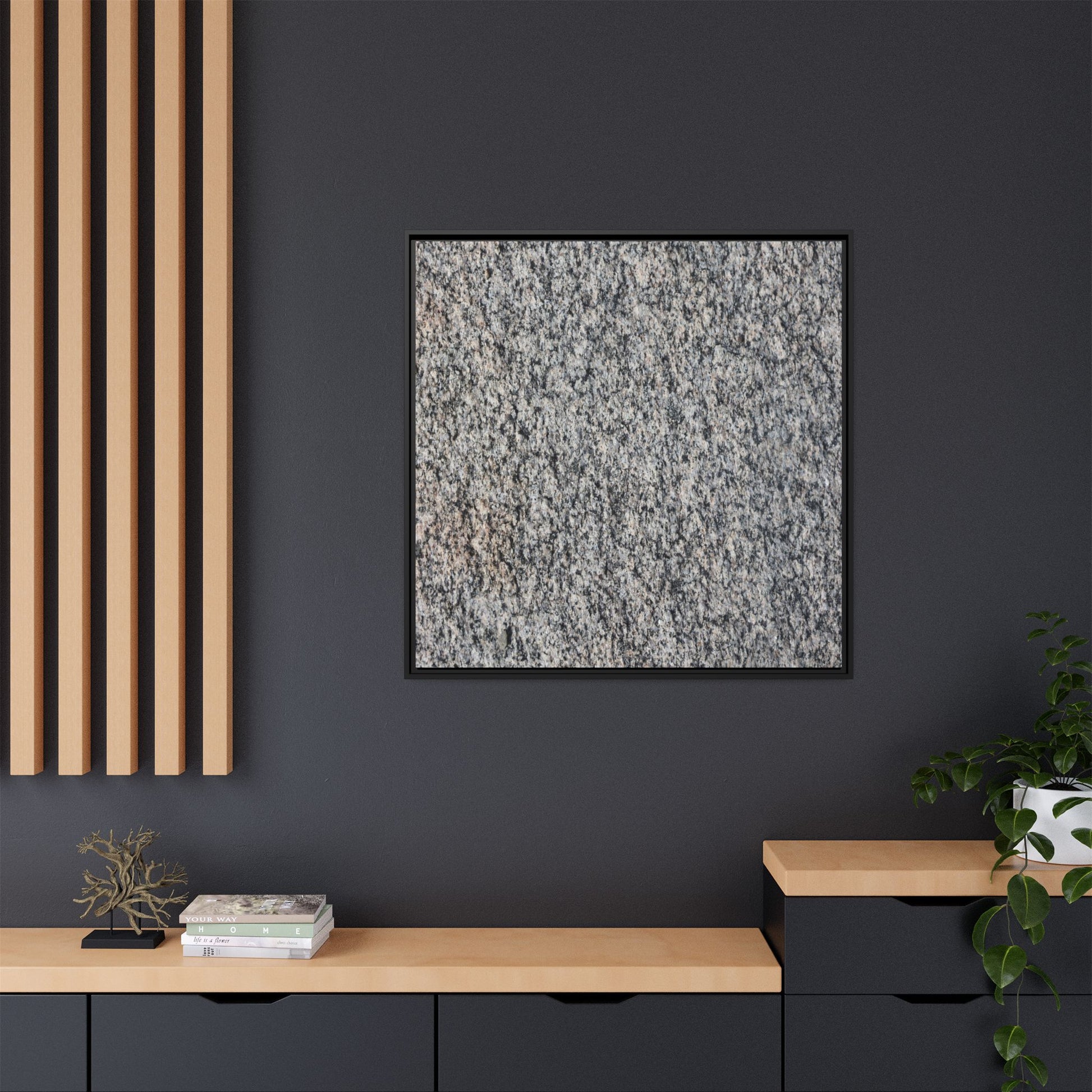 Crystalline Fusion - Unique Stretched Canvas Wall Art - Art By Earth