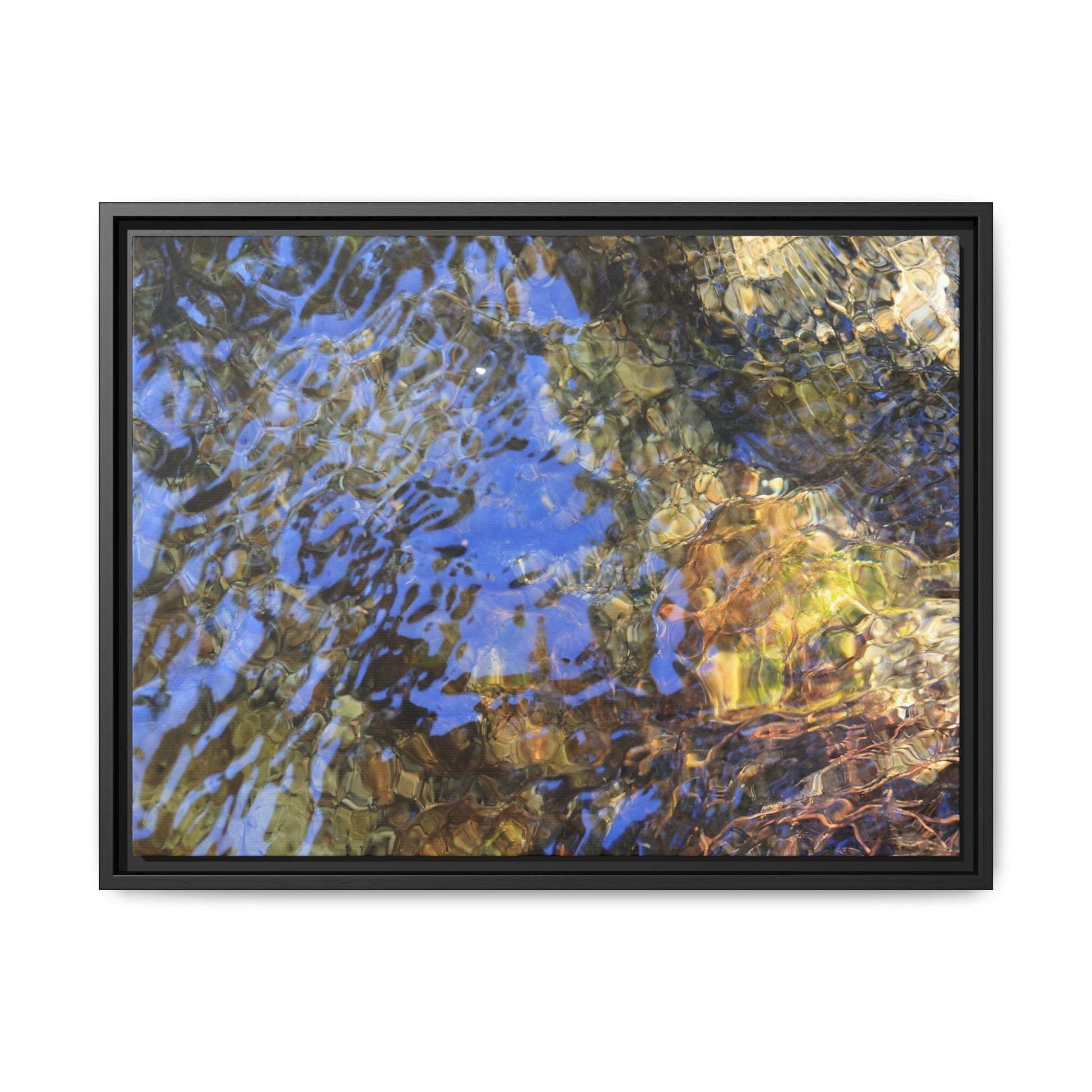 Watery Kaleidoscope - Unique Stretched Canvas Wall Art - Art By Earth