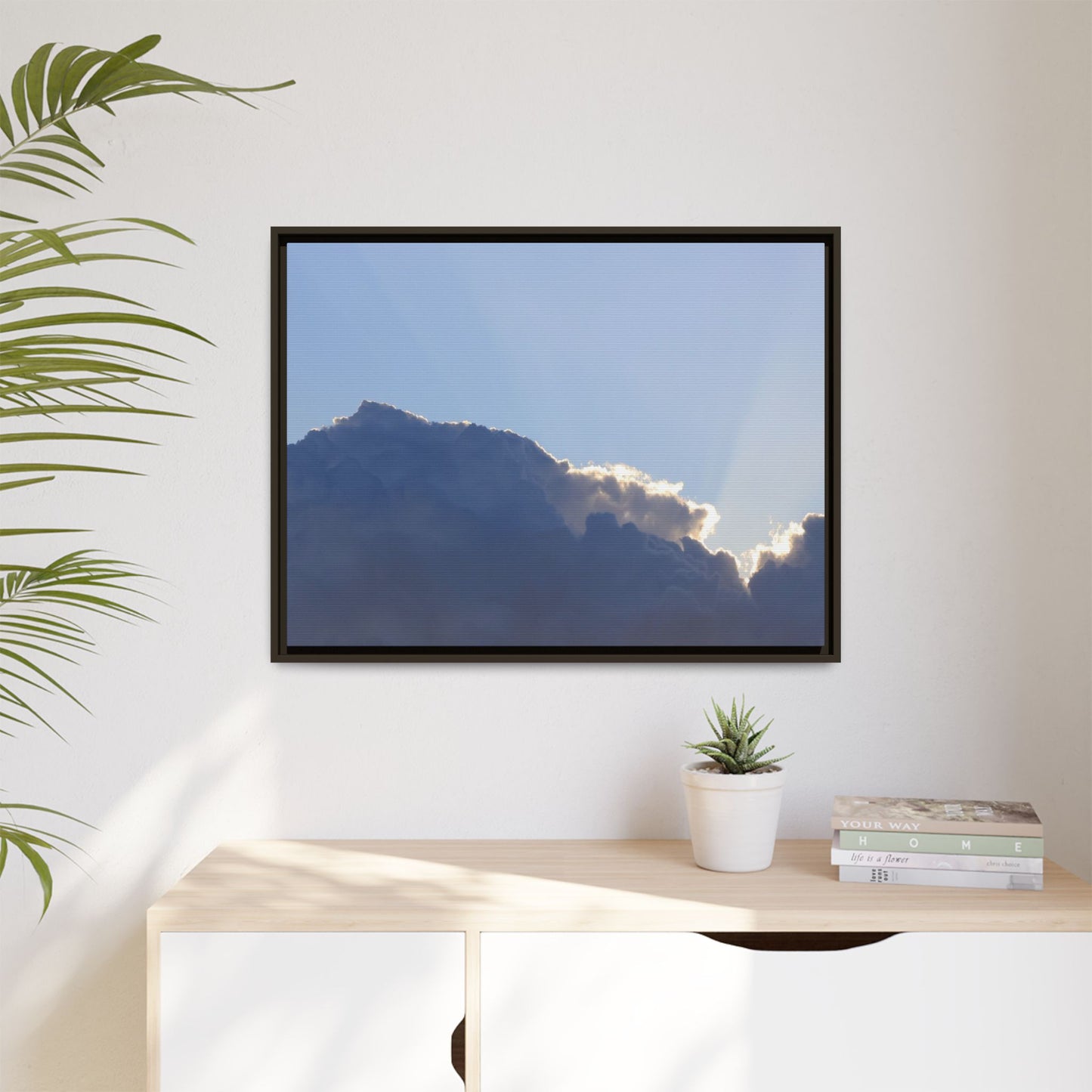 Cloud Divide - Unique Stretched Canvas Wall Art - Art By Earth
