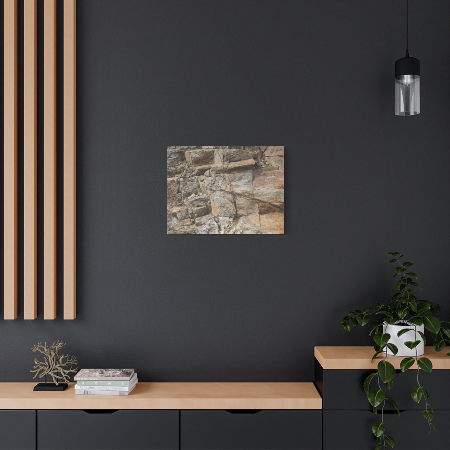 Stone Memories - Unique Frameless Canvas Wall Art - Art By Earth