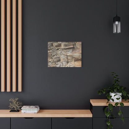 Stone Memories - Unique Frameless Canvas Wall Art - Art By Earth