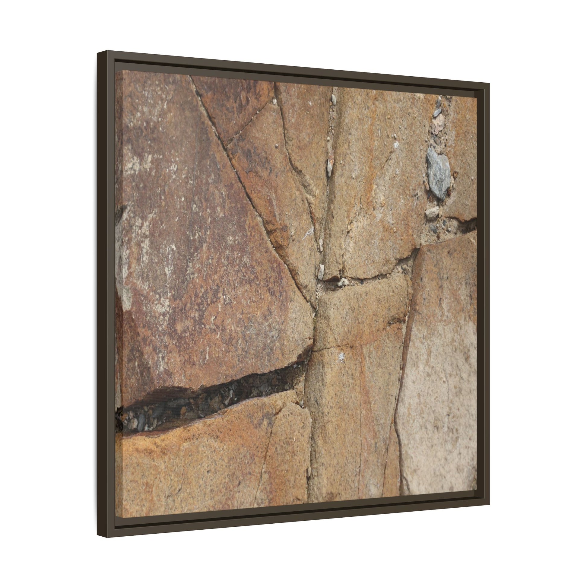 Rusty Crevices - Unique Stretched Canvas Wall Art - Art By Earth