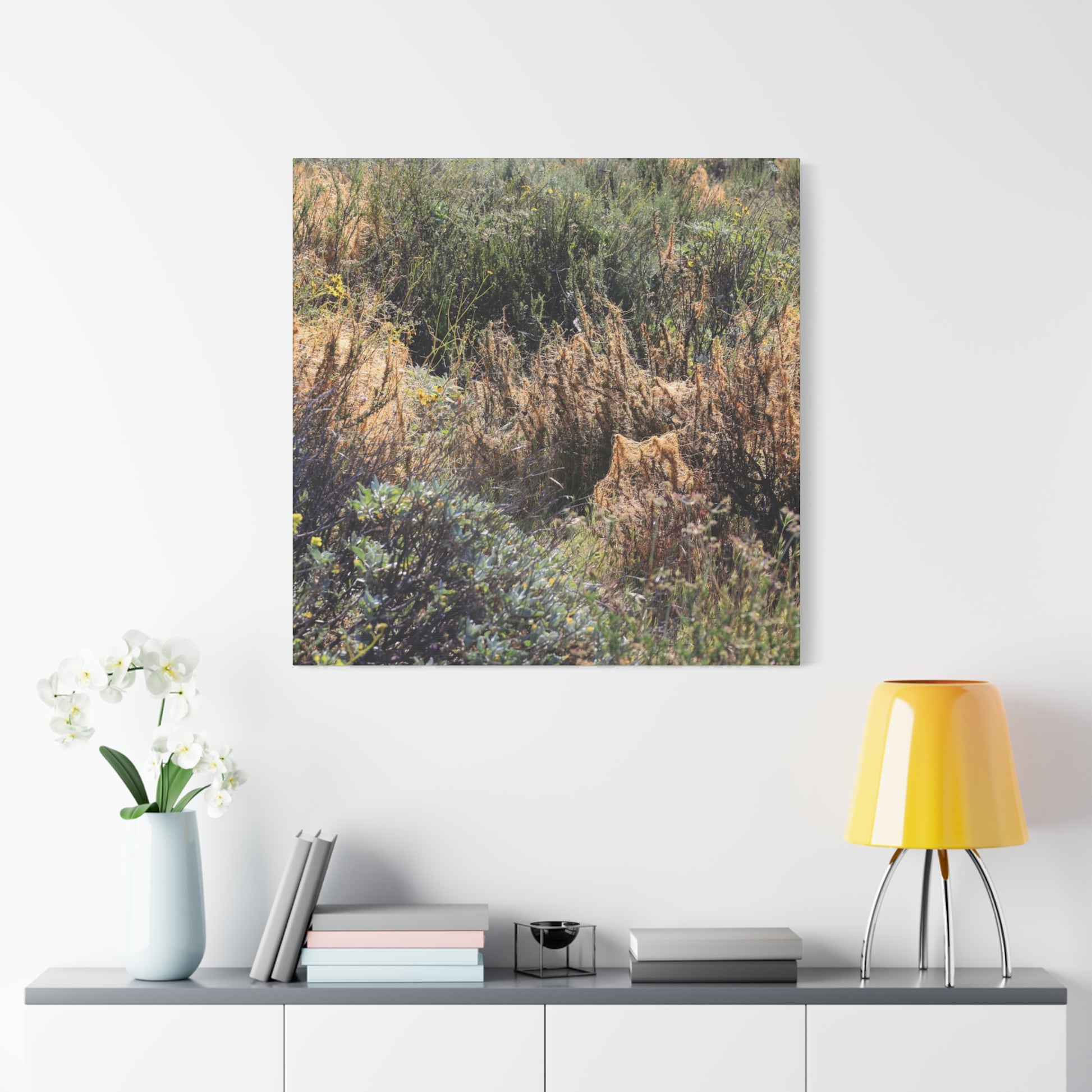 Sagebrush Desert Landscape - Unique Frameless Canvas Wall Art - Art By Earth