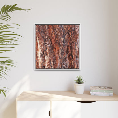 Wooden Mosaic - Unique Stretched Canvas Wall Art