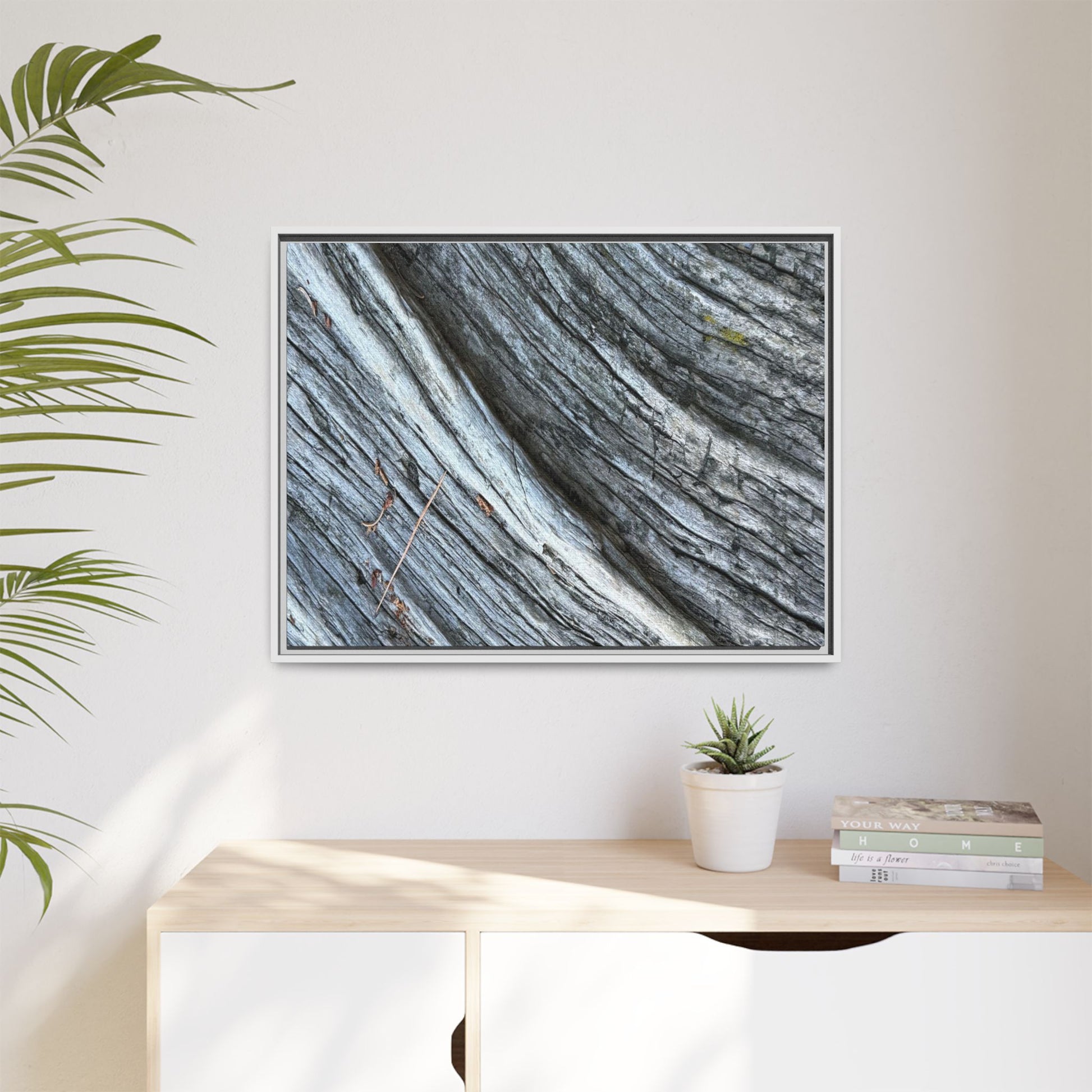 Time's Carved Path - Unique Stretched Canvas Wall Art - Art By Earth