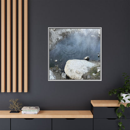 Ripples of Silence - Unique Stretched Canvas Wall Art