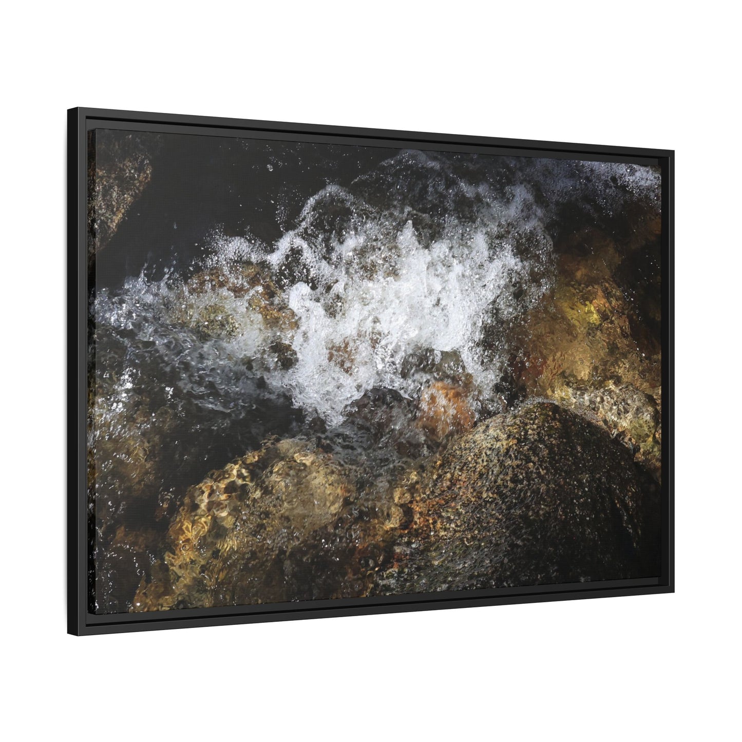 Cascading Momentum - Unique Stretched Canvas Wall Art - Art By Earth
