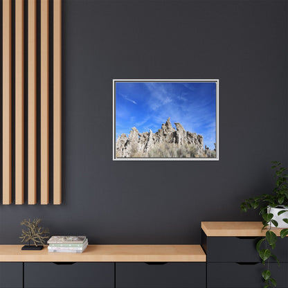 Frozen Sentinels - Unique Stretched Canvas Wall Art