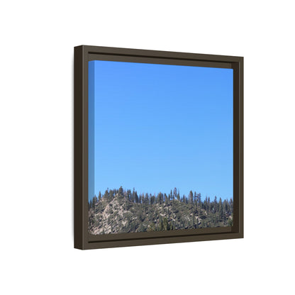 Blue Silence - Unique Stretched Canvas Wall Art