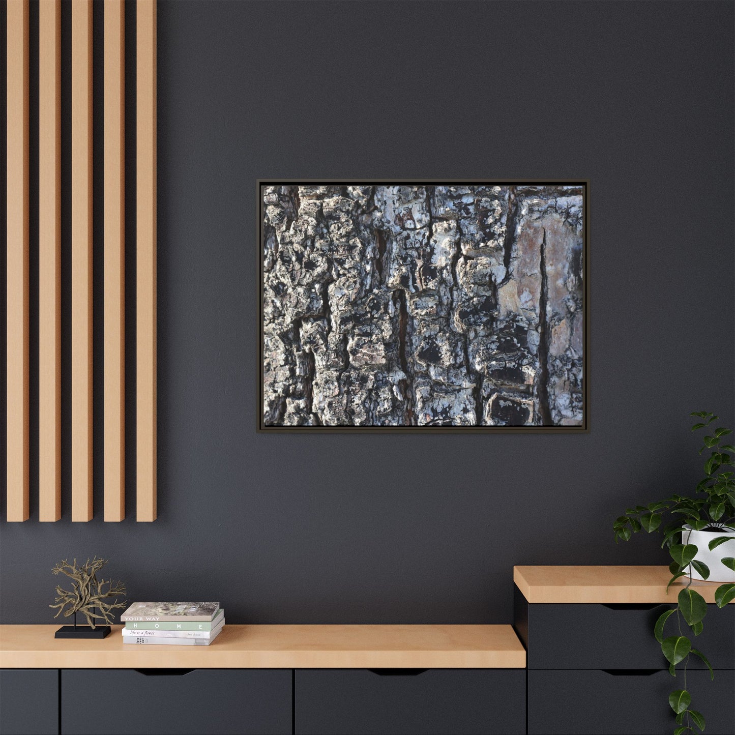 The Bark Chronicles - Unique Stretched Canvas Wall Art - Art By Earth