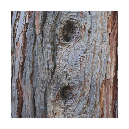 Wooden Memoir - Unique Frameless Canvas Wall Art - Art By Earth