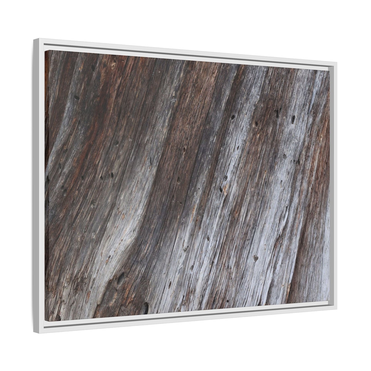 Aged Timber Texture - Unique Stretched Canvas Wall Art - Art By Earth