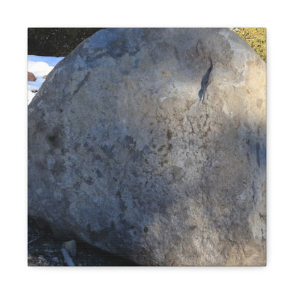 Stone of Silence - Unique Frameless Canvas Wall Art