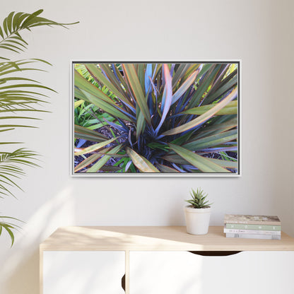 Radiant Leaves - Unique Stretched Canvas Wall Art - Art By Earth