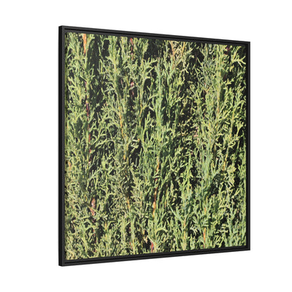 Emerald Labyrinth - Unique Stretched Canvas Wall Art - Art By Earth