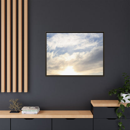 Sky's Ethereal Whisper - Unique Stretched Canvas Wall Art - Art By Earth