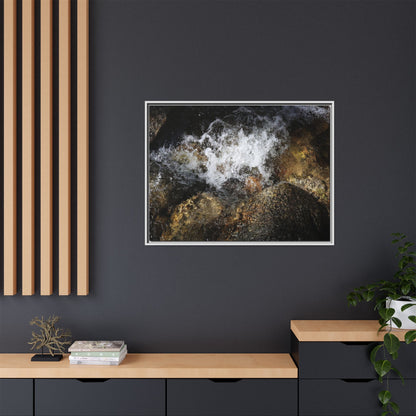 Cascading Momentum - Unique Stretched Canvas Wall Art - Art By Earth