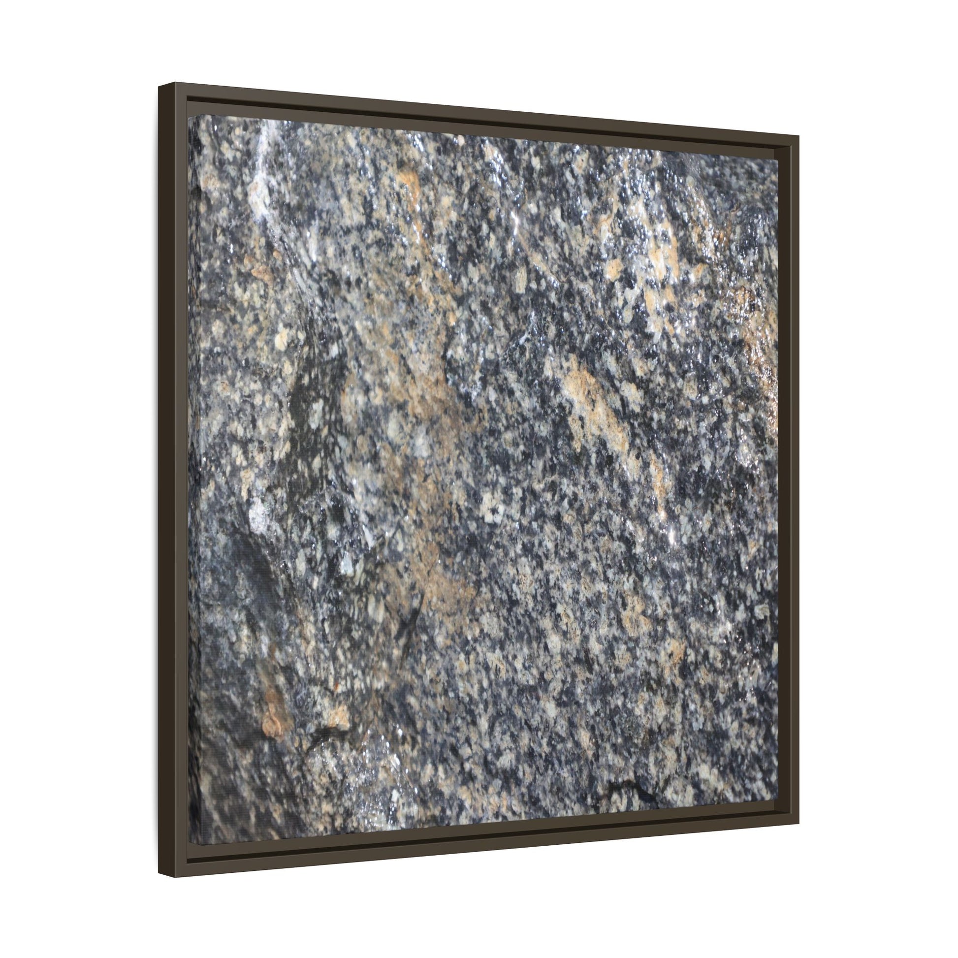 Crystalline Echoes - Unique Stretched Canvas Wall Art - Art By Earth