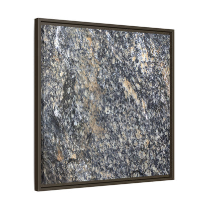 Crystalline Echoes - Unique Stretched Canvas Wall Art - Art By Earth