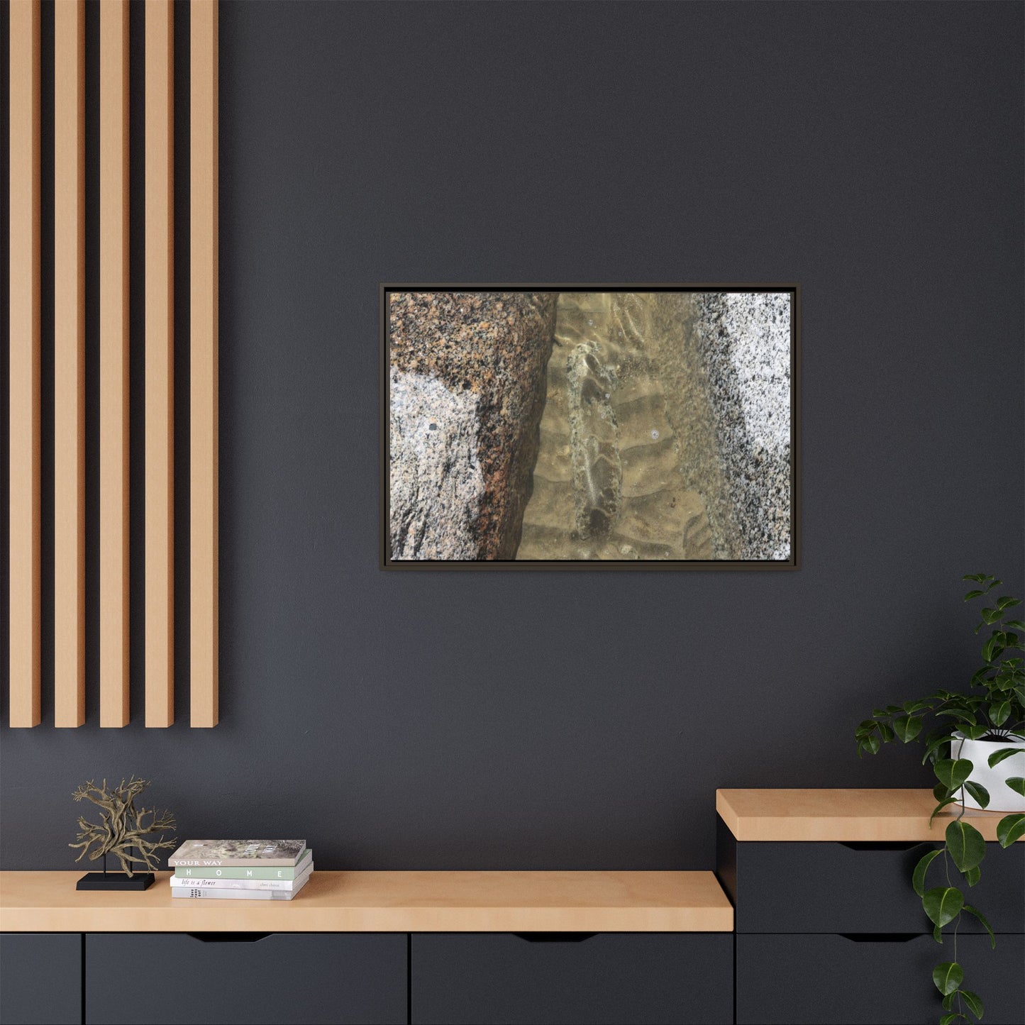 Between Concrete Walls - Unique Stretched Canvas Wall Art - Art By Earth