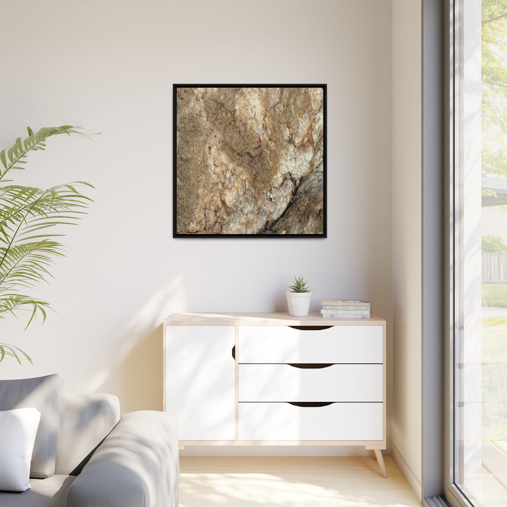 Ancient Stone Wall - Unique Stretched Canvas Wall Art - Art By Earth