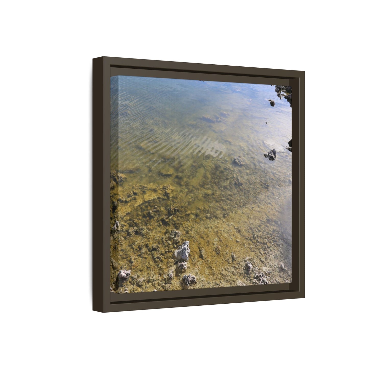 Ripples of Stone - Unique Stretched Canvas Wall Art