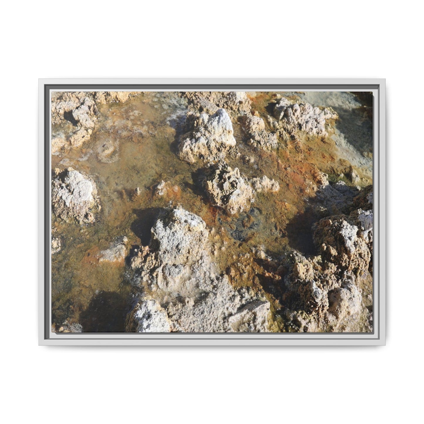 Stone Sea of Silence - Unique Stretched Canvas Wall Art