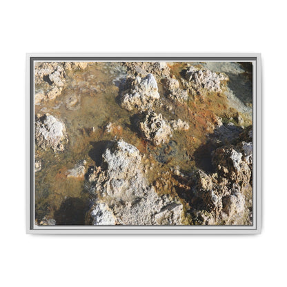 Stone Sea of Silence - Unique Stretched Canvas Wall Art