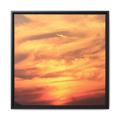 Burning Skies - Unique Stretched Canvas Wall Art - Art By Earth