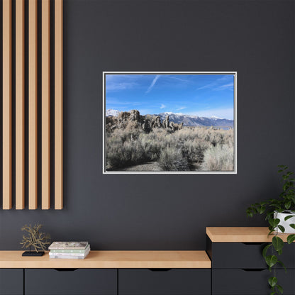Whispers of the Sagebrush Steppe - Unique Stretched Canvas Wall Art